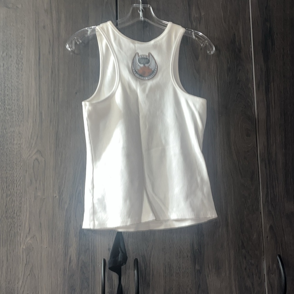 FLASH SALE!Harley Davidson 105th anniversary white tank top size medium - Picture 4 of 4